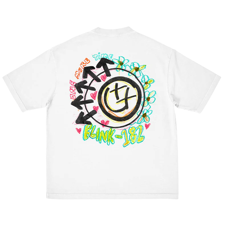 One More Time Smiley Stretch T-Shirt - Blink-182 Official Store
