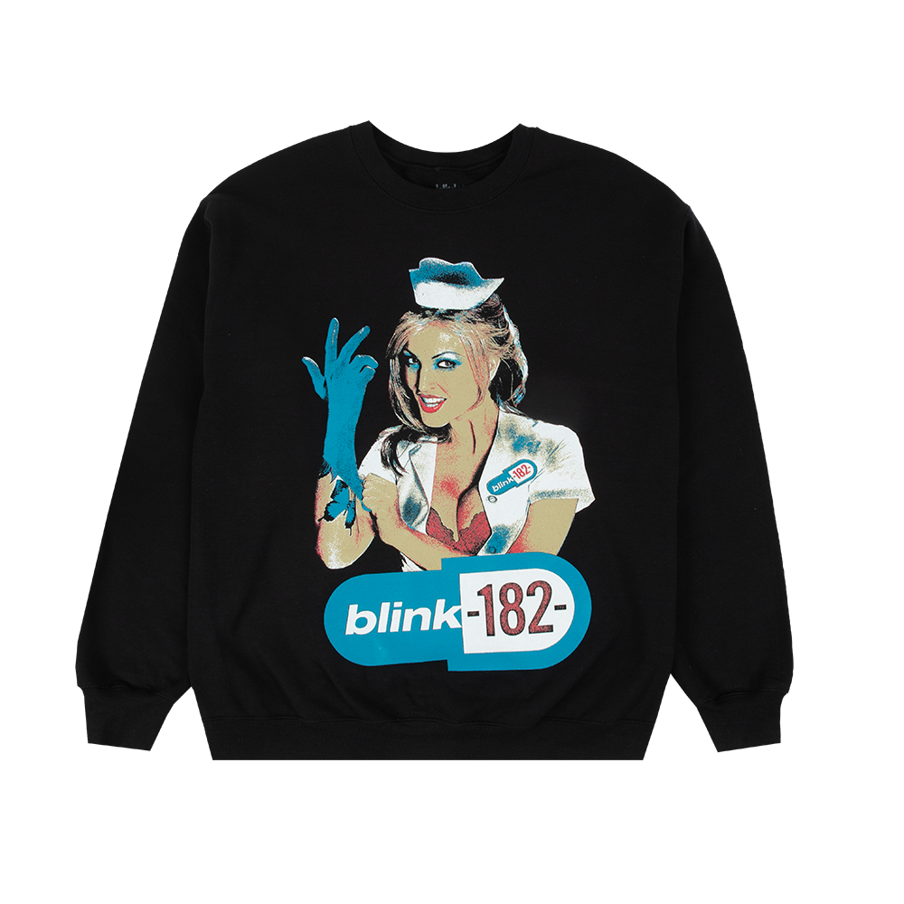 Blink 182 - Enema of the State Black Crewneck