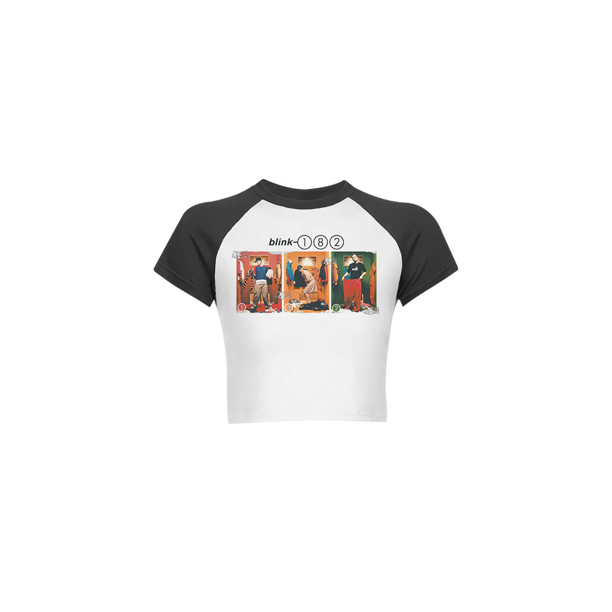 Blink 182 - TOYPAJ Changing Room Raglan Baby Crop T-Shirt